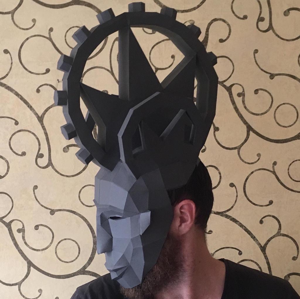 A tall contemporary wearable mask study